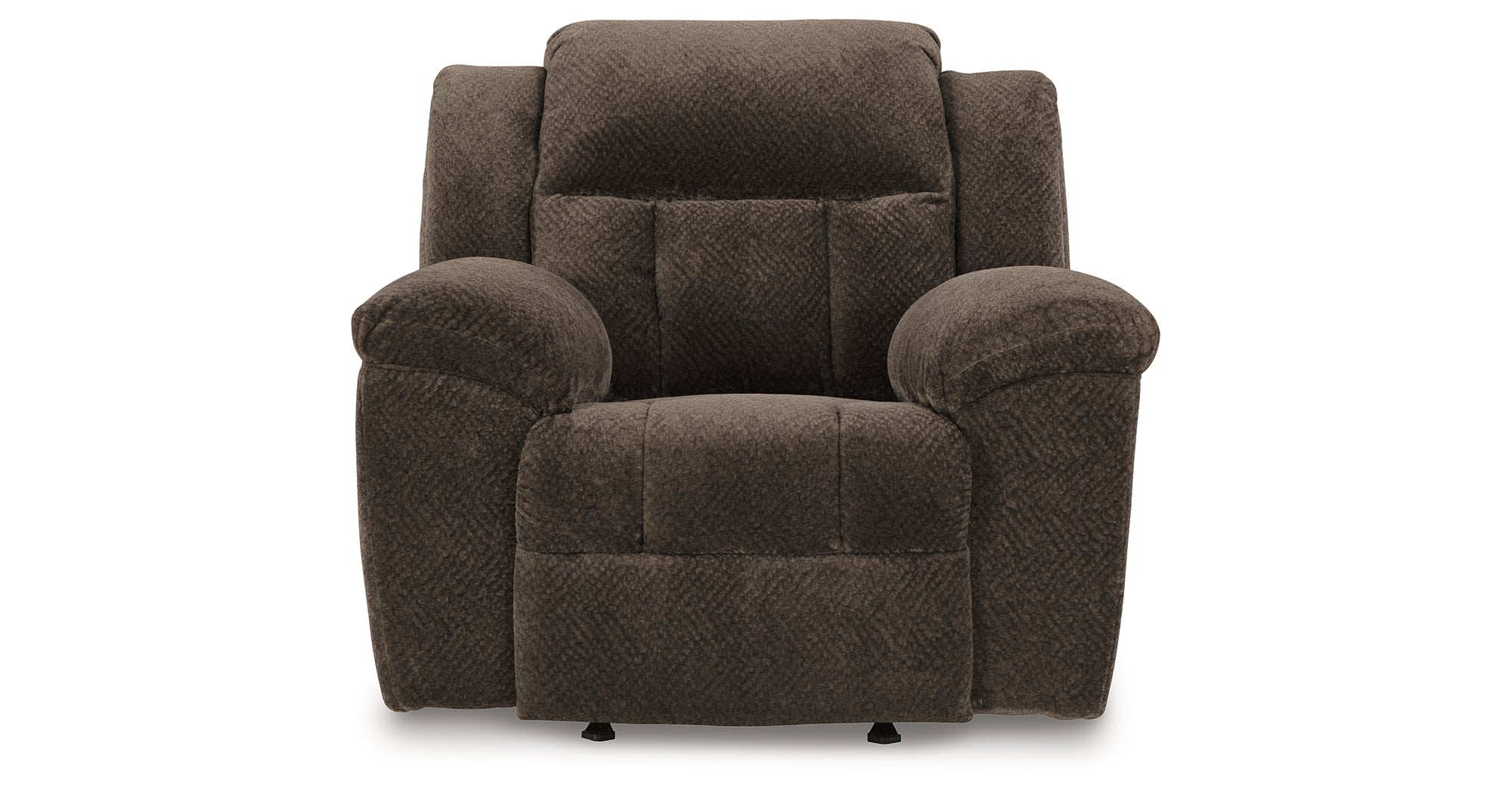 Frohn Chocolate Reclining Sofa and 2 Recliners