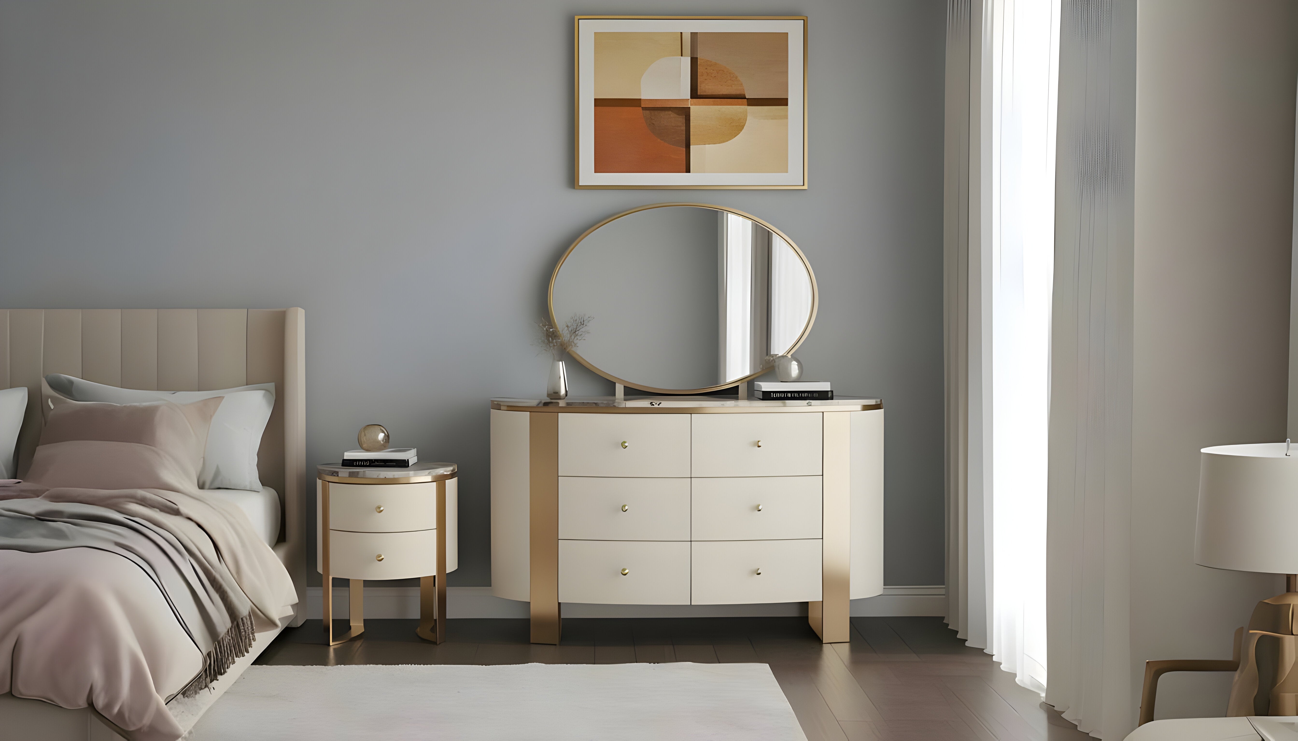 Cornina Dresser and Mirror