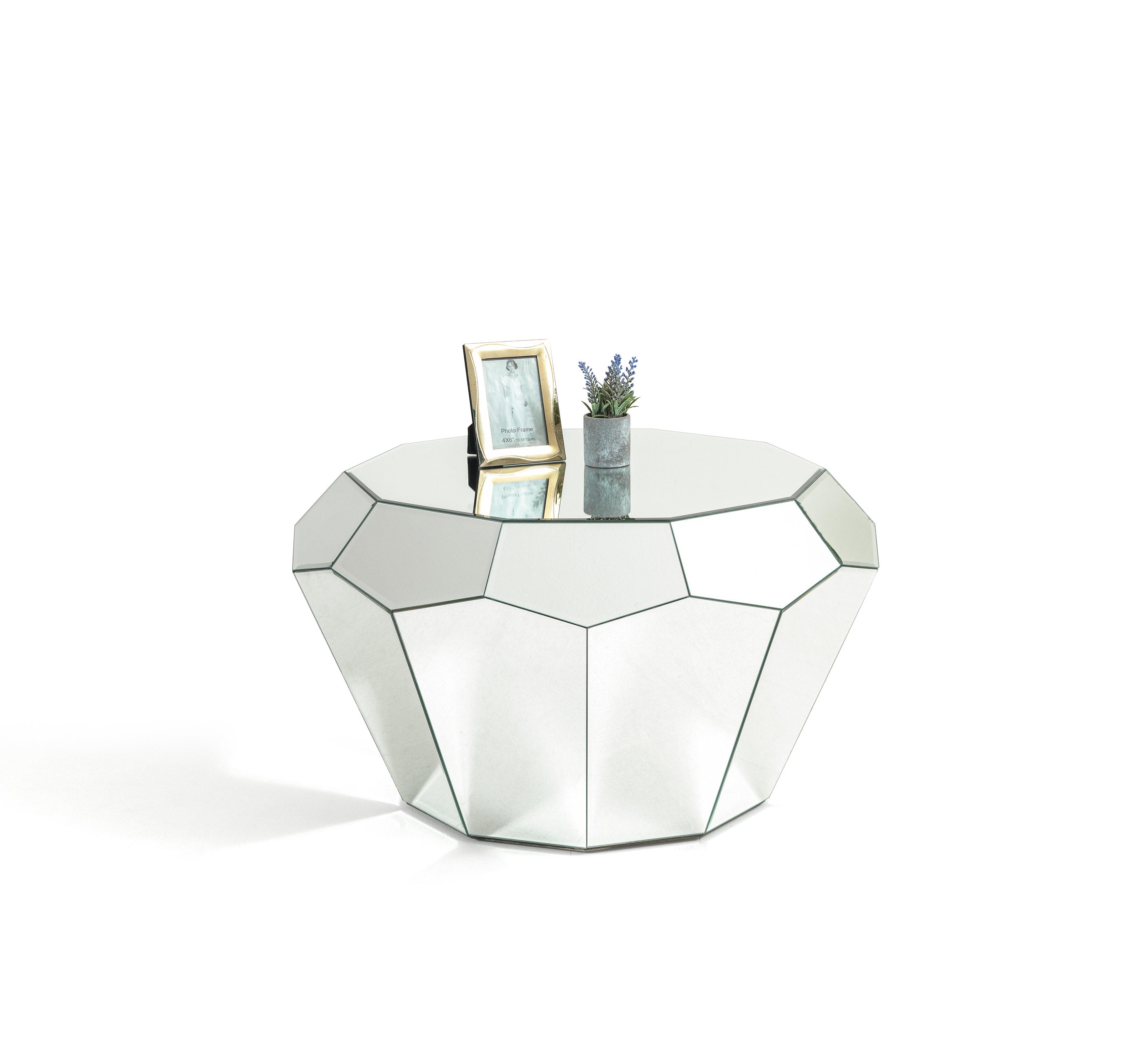 Diamond Mirrored Coffee Table