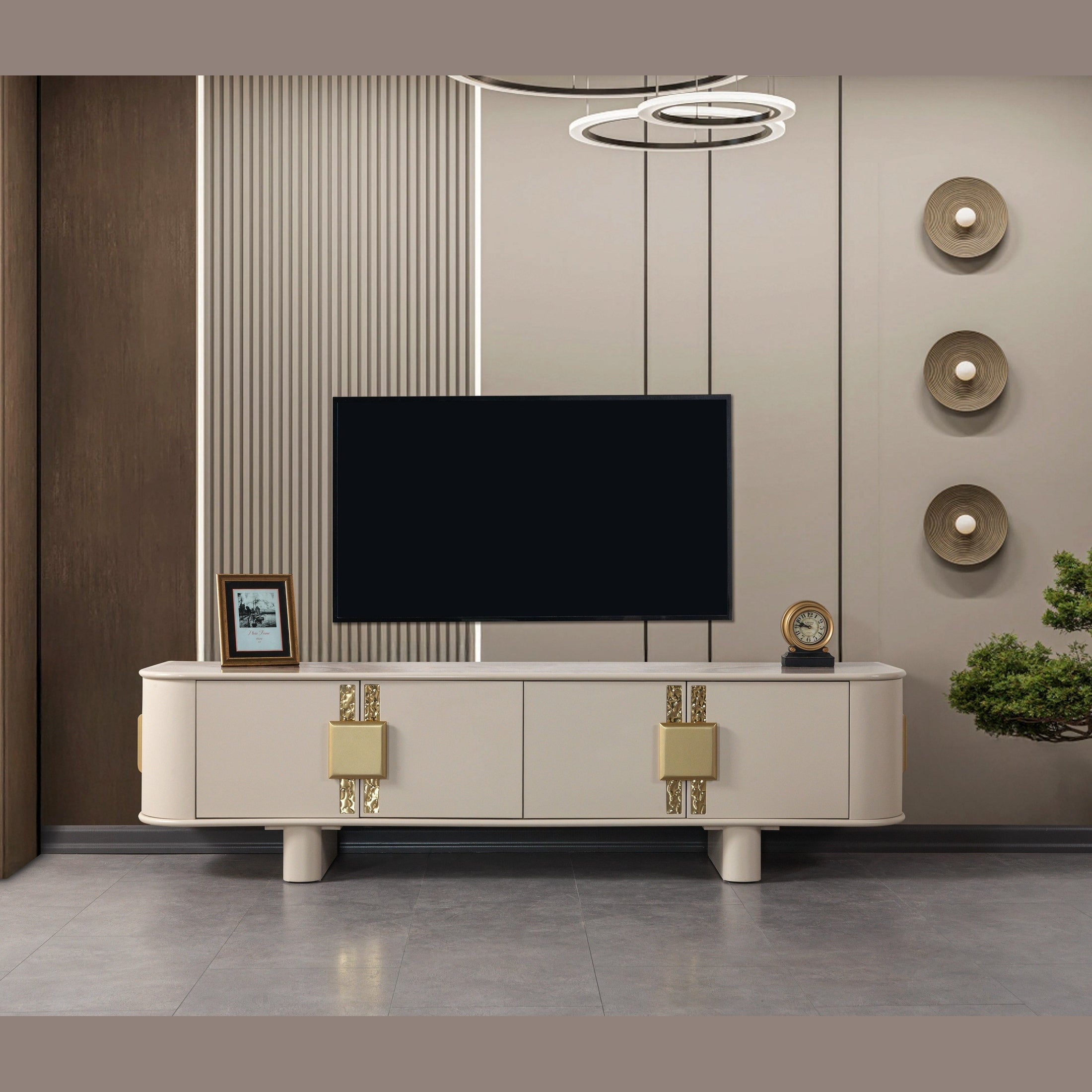 Carlina Ivory Tv Stand