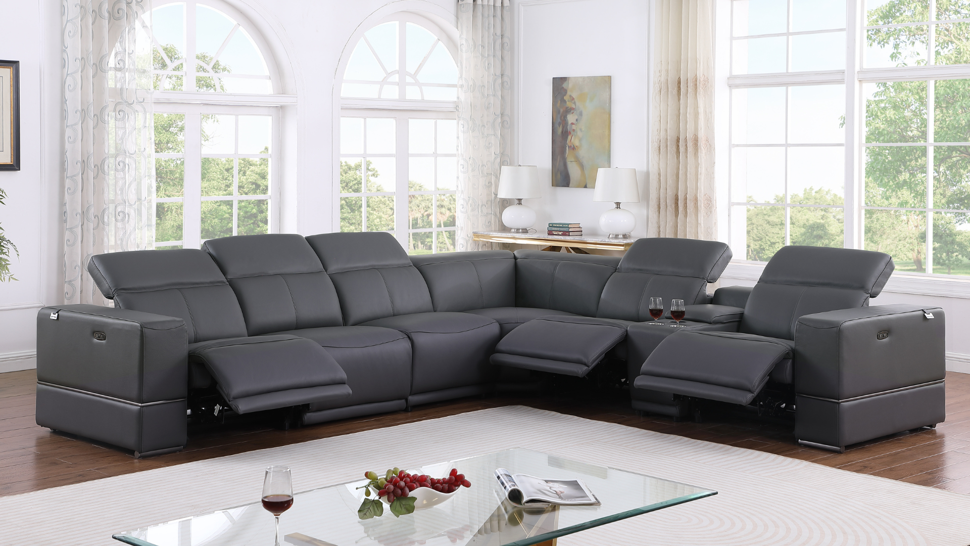 MI-1122 Franco 7pcs Dark Grey (3 Power)