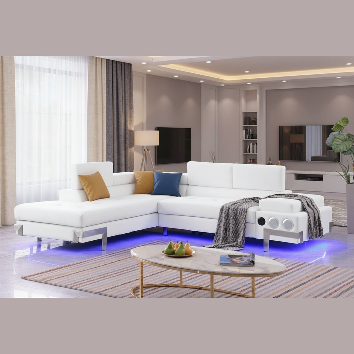 S1047 Magic White (LED & Speaker)