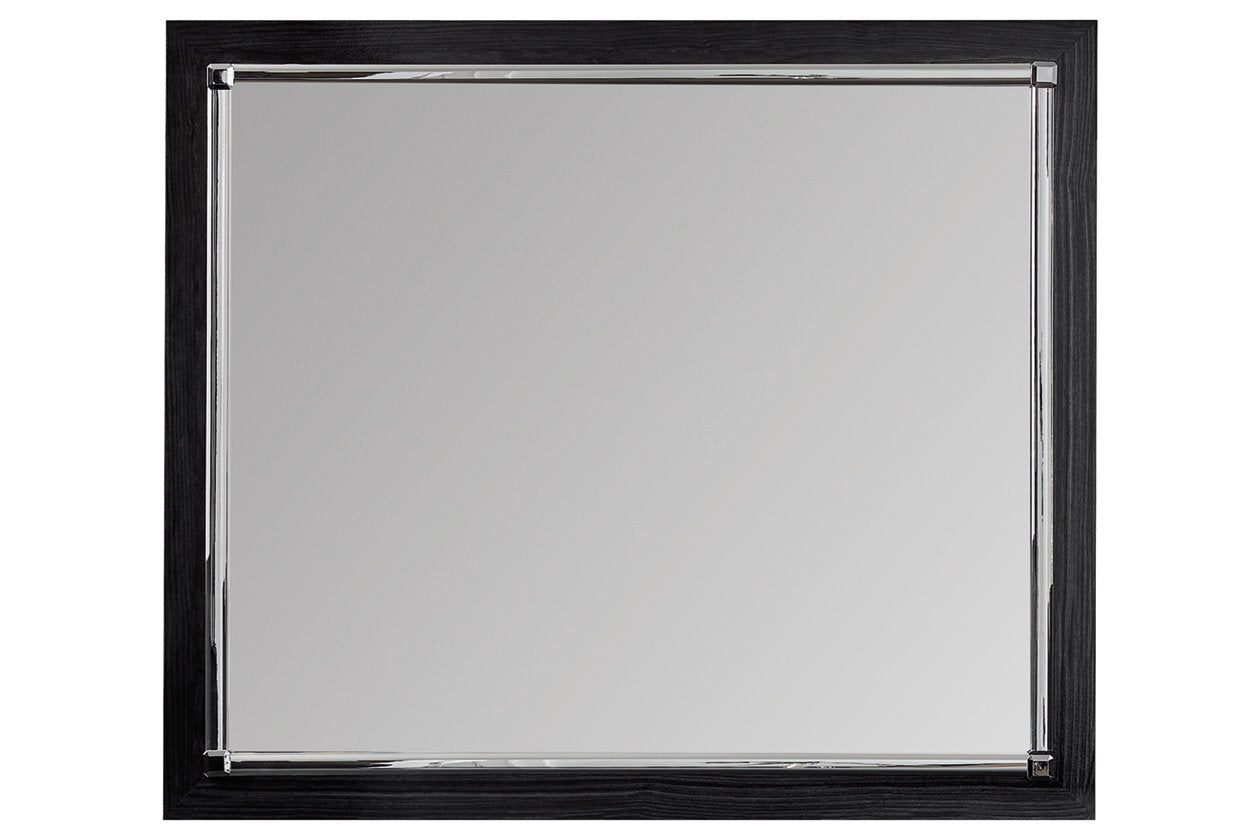 Kaydell Black Bedroom Mirror (Mirror Only)