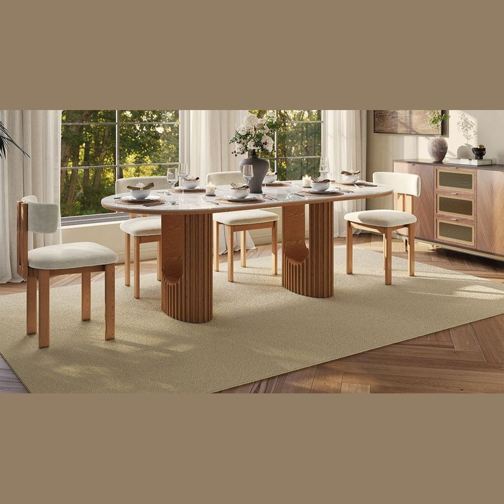 Silvo 79" Table (Glossy White)