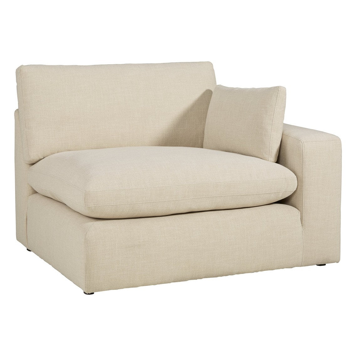 Elyza Linen Right-Arm Facing Corner Chair