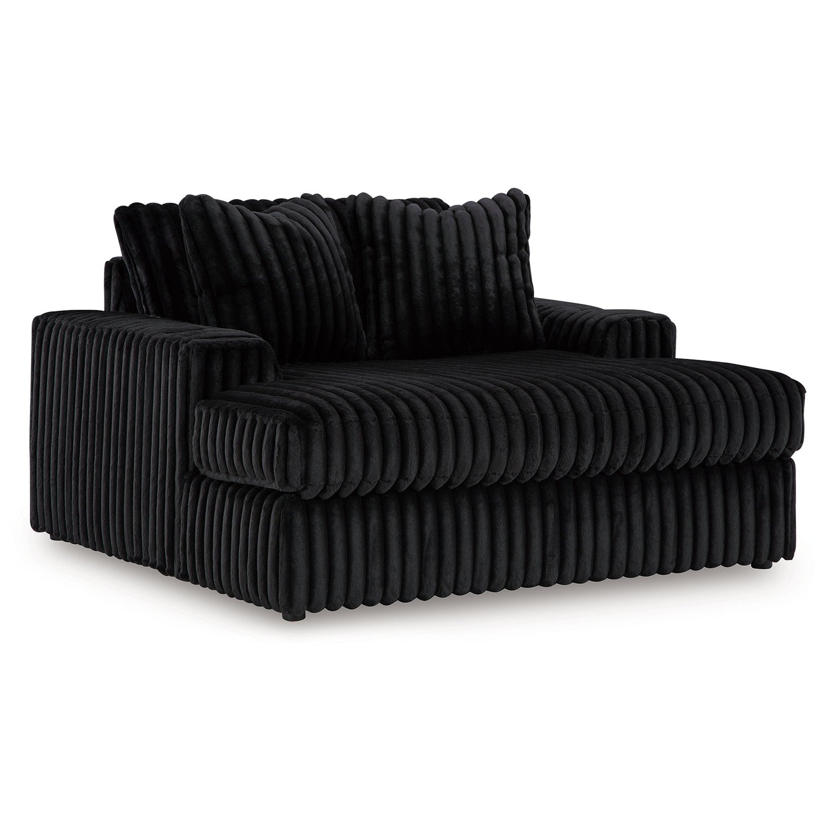 Midnight-Madness Onyx Oversized Chaise